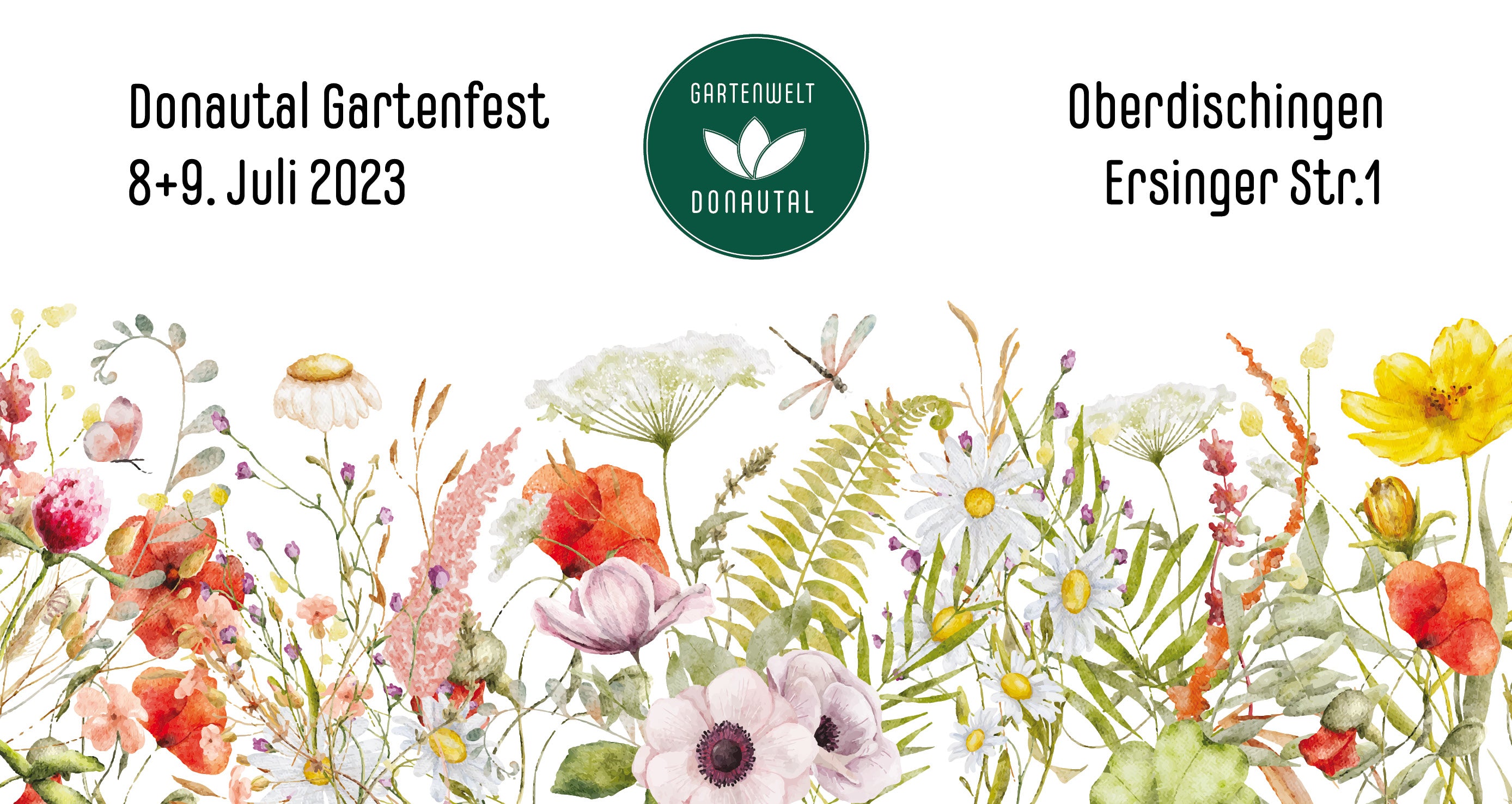 Herzliche Einladung zum Gartenfest im Juli